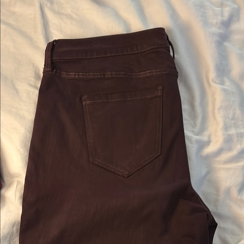 Liverpool Purple Flare Boot Cut Pants